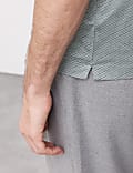 Pure Supima® Cotton Jacquard Polo Shirt