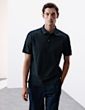 Pure Supima® Cotton Textured Polo Shirt