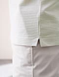 Pure Supima&reg; Cotton Textured Polo Shirt
