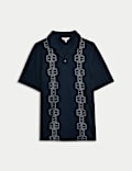 Pure Supima® Cotton Embroidered Polo Shirt