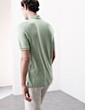 Linen Blend Polo Shirt