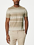 Pure Cotton Textured T-Shirt