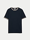 Pure Cotton Tipped T-Shirt