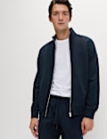 Brushed Cotton Rich Funnel Neck Sweatshirt