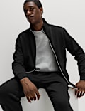 Brushed Cotton Rich Funnel Neck Sweatshirt