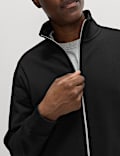 Brushed Cotton Rich Funnel Neck Sweatshirt