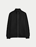 Brushed Cotton Rich Funnel Neck Sweatshirt