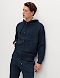Cotton Rich Fleece Lined Hoodie