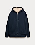 Cotton Rich Fleece Lined Hoodie
