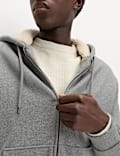 Cotton Rich Fleece Lined Hoodie
