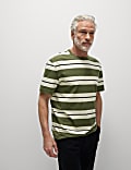 Camiseta 100 % algod&oacute;n de rayas