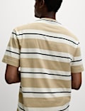 Pure Cotton Striped T-Shirt