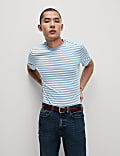 Regular Fit Crew Neck Striped T-Shirt