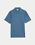 Cotton Rich Textured Polo Shirt
