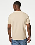 Henley-T-Shirt aus reiner Baumwolle