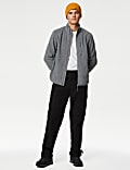 Fleece Zip Up Funnel Neck Jacket