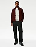 Fleece Zip Up Funnel Neck Jacket