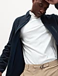 Zip Up Funnel Neck Micro Fleece