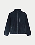 Zip Up Funnel Neck Micro Fleece