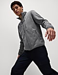Zip Up Funnel Neck Micro Fleece