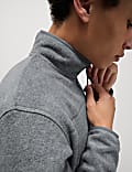 Zip Up Funnel Neck Micro Fleece