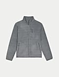 Zip Up Funnel Neck Micro Fleece