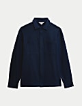 Smart Two Pocket Overshirt with Stretch