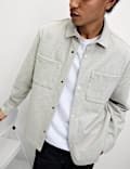 Smart Two Pocket Overshirt with Stretch