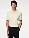 Pure Cotton Tipped Polo Shirt