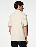 Pure Cotton Tipped Polo Shirt