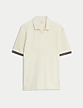 Pure Cotton Tipped Polo Shirt