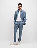 Smart Tapered Joggers with Stretch
