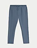 Smart Tapered Joggers with Stretch
