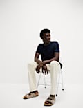 Pure Cotton Textured T-Shirt