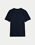 Pure Cotton Textured T-Shirt