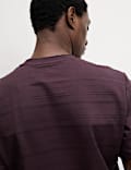 Pure Cotton Textured T-Shirt