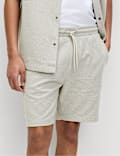 Shorts mit hohem Baumwollanteil und elastischem Bund