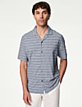 Cotton Rich Button Through Polo Shirt