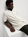 Cotton Rich Seersucker Polo Shirt