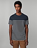 Pure Cotton Striped T-Shirt