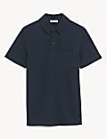 Pure Cotton Pique Polo Shirt