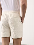 Cotton Rich Jacquard Towelling Shorts
