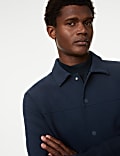Cotton Rich Jersey Overshirt