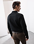 Pure Supima&reg; Cotton Long Sleeve Polo Shirt