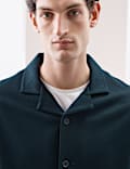 Pure Cotton Waffle Overshirt