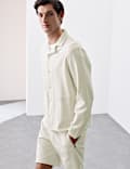 Pure Cotton Waffle Overshirt