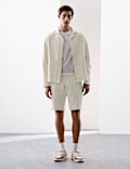 Pure Cotton Waffle Overshirt