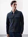 Cotton Rich Zip Jacket