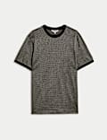 \nPure Cotton Jacquard T shirt