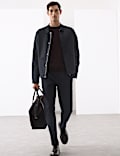 Katoenrijk overshirt met rits